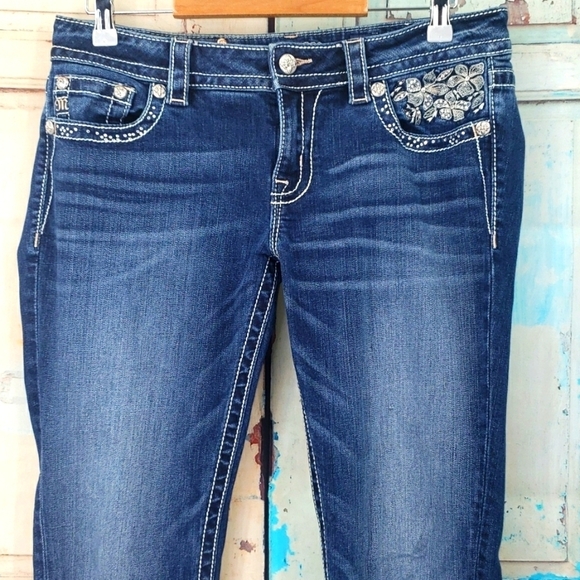 Miss Me Signature Cuffed Skinny Jeans - Picture 2 of 8